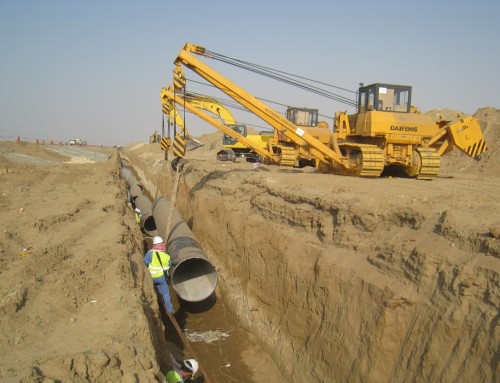 Pipe projects for edible water, Hili, Saudi Arabia